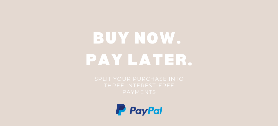 Buy Now. Pay Later.